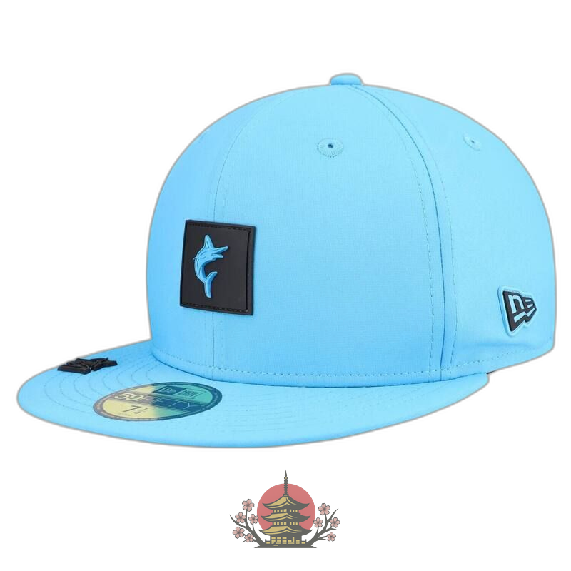Others Mens New Era Blue Miami Marlins 2026 Clubhouse Alternate 59Fifty Fitted