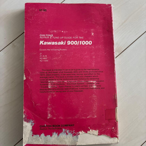 Cars Kawasaki 900/1000 Repair