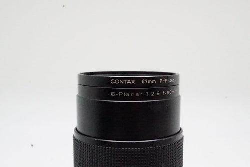Contax Prime Lenses T* Carlzeiss S-Planar 2,8/60 Aeg