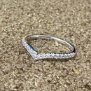 Rings Pt900 0.25Ct V 14.5