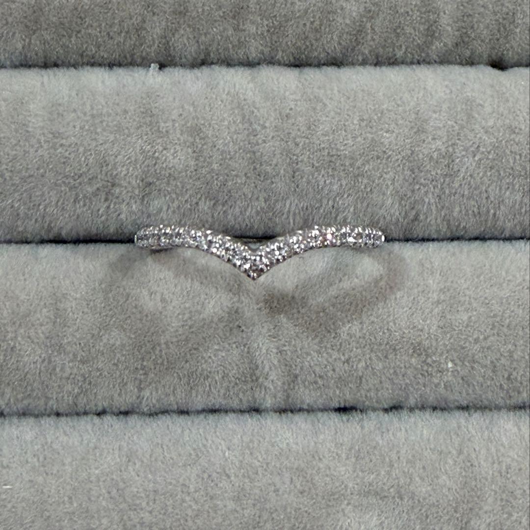 Rings Pt900 0.25Ct V 14.5