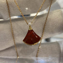 Bvlgari Necklace Au750 Pg 18 K18 0.03Ct 4.3G