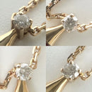 Bvlgari Necklace Au750 Pg 18 K18 0.03Ct 4.3G