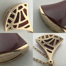Bvlgari Necklace Au750 Pg 18 K18 0.03Ct 4.3G