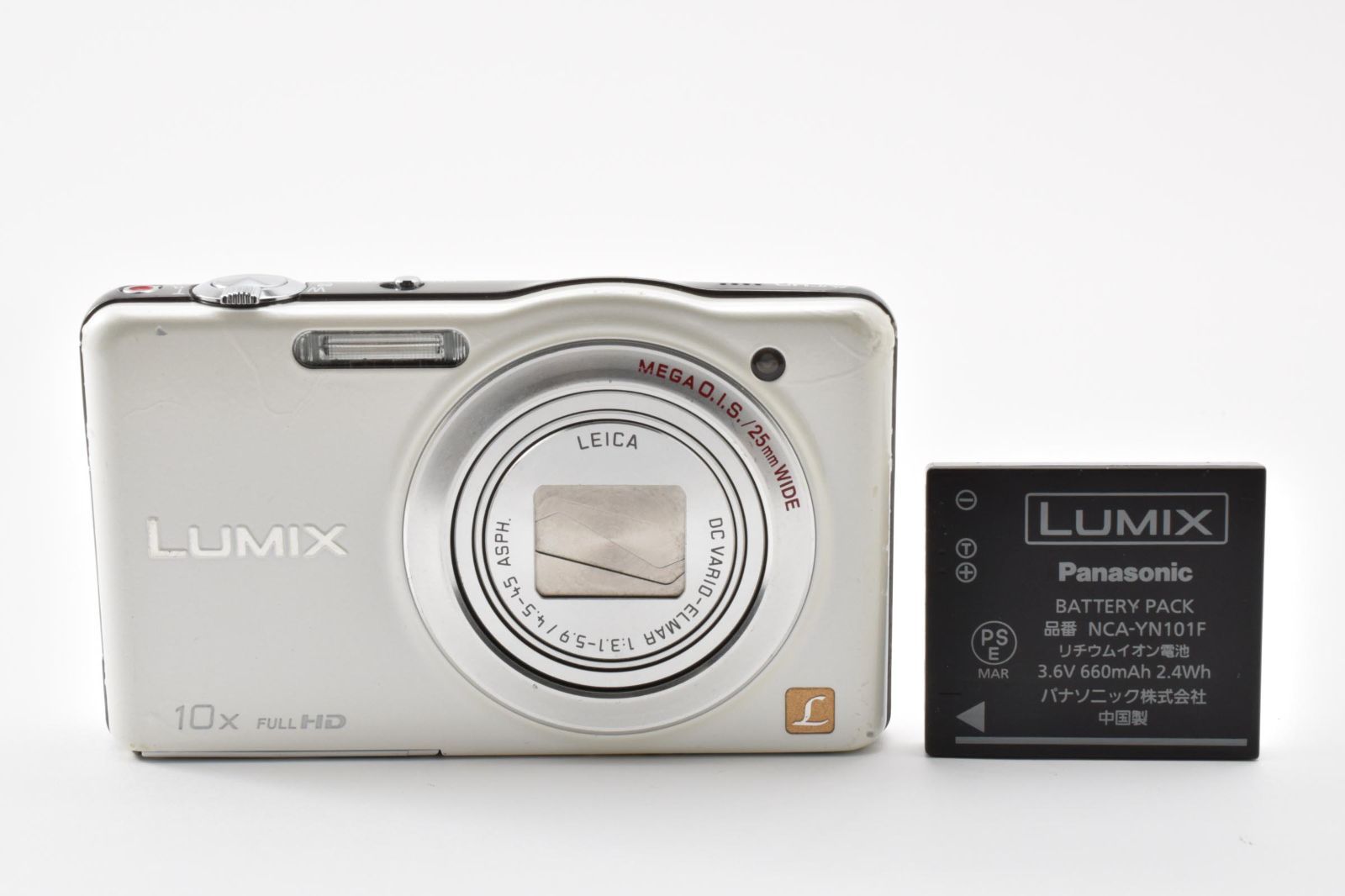 Panasonic Compact Digital Camera Dmc-Sz7 Leica #0909A