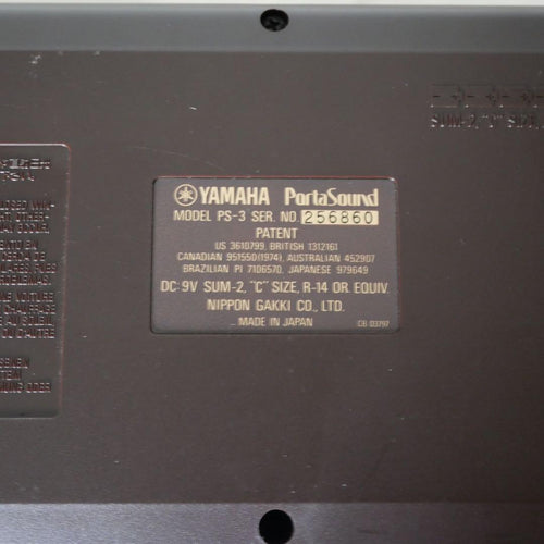 Yamaha Keyboard Electronic Piano Portasound Ps-3