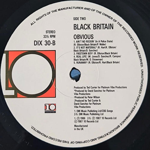 Western Music Black Britain Obvious /Funky Nassau