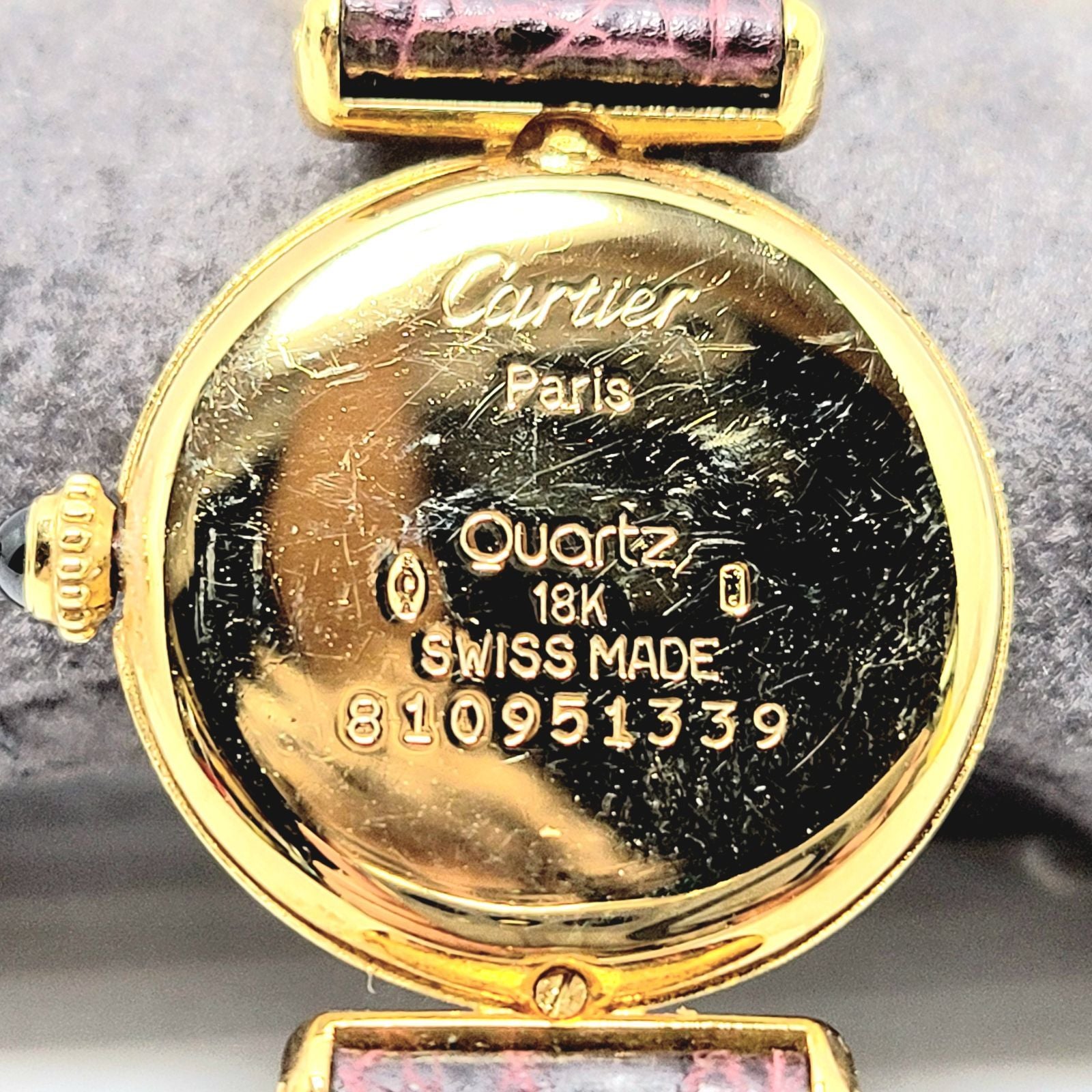Watch (Quartz) Cartier 18Kyg