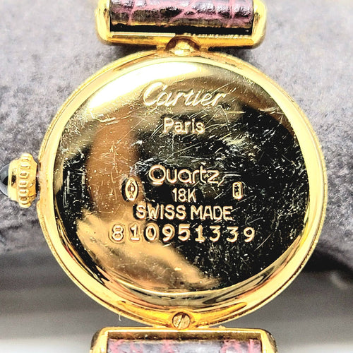 Watch (Quartz) Cartier 18Kyg