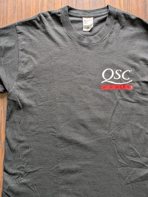 American Vintage T -Shirt 90S Usa Qsc Audio L