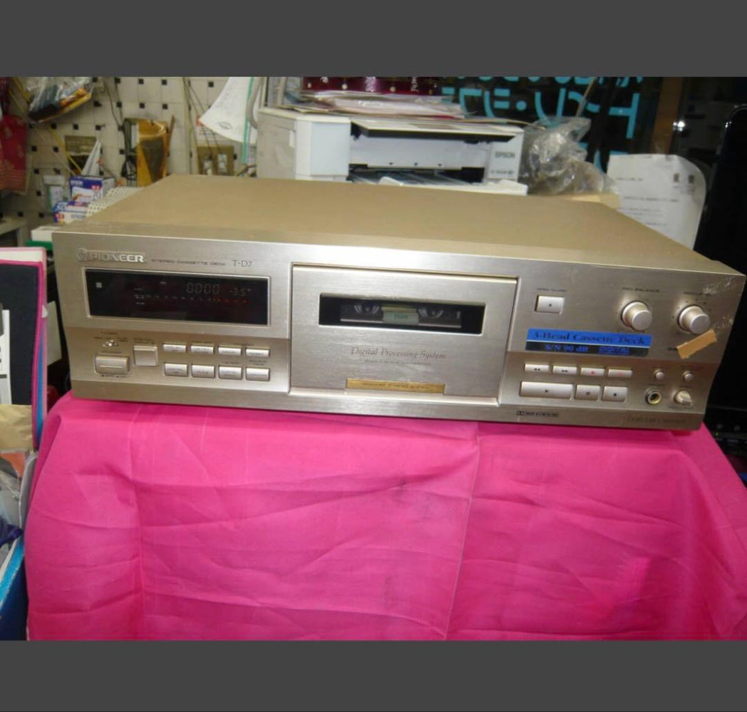 Cd, Md Cassette Decks Pioneer T-D7