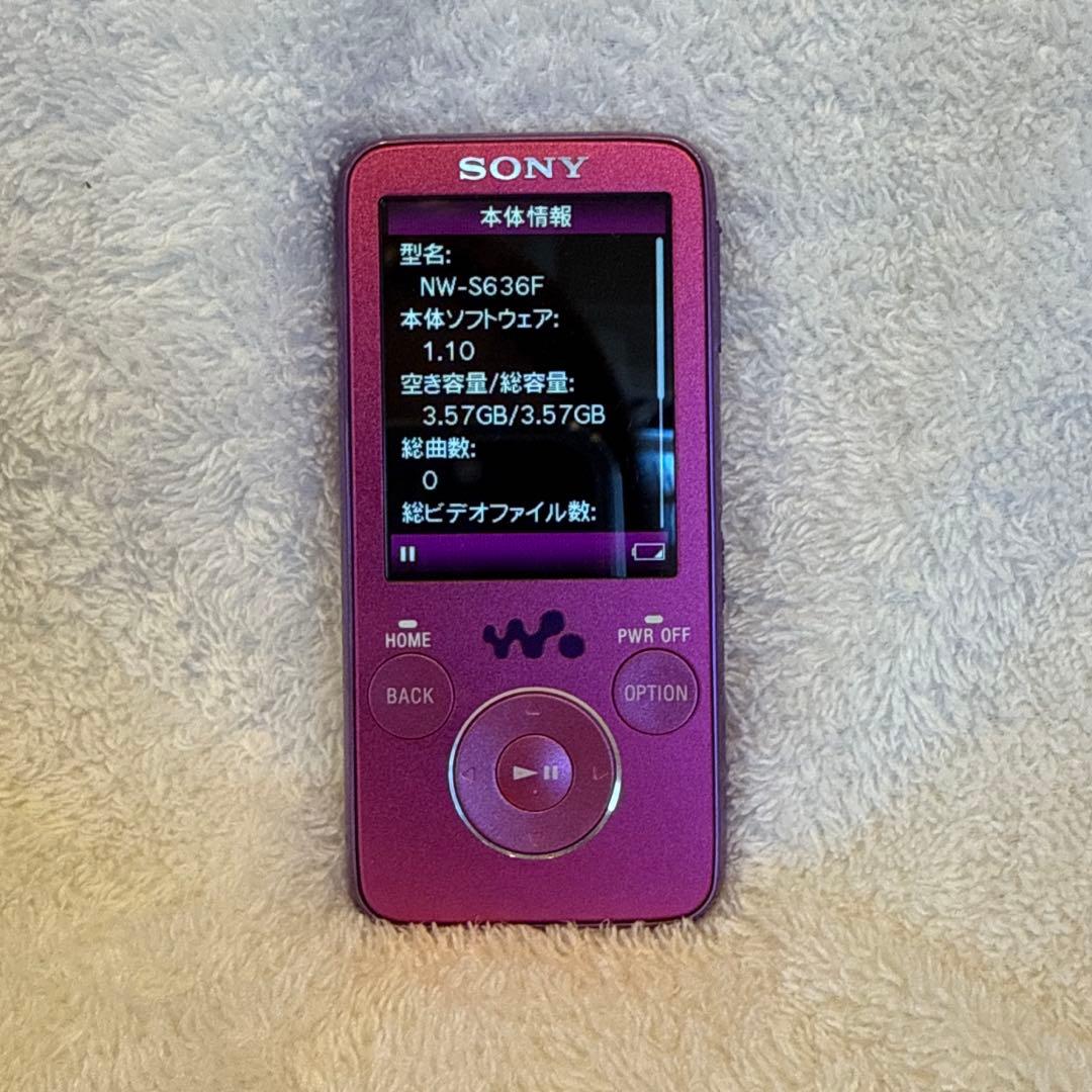 Sony Digital Audio Players Nw-S636F