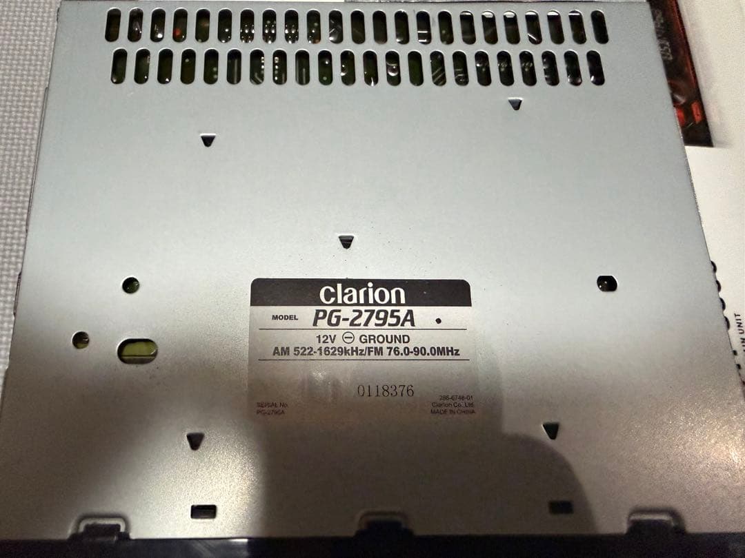 Clarion Others Pg-2795A 12V