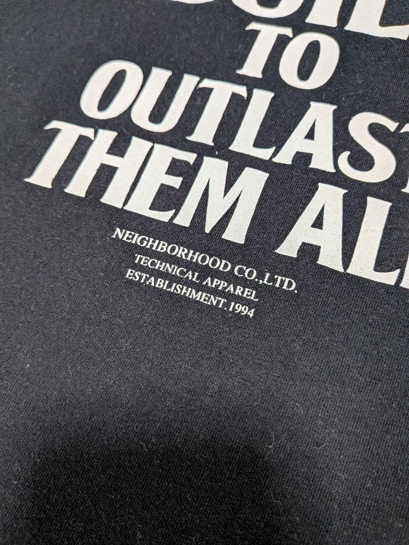 Neighborhood T-Shirts #Built To Outlast Them All S/Stee