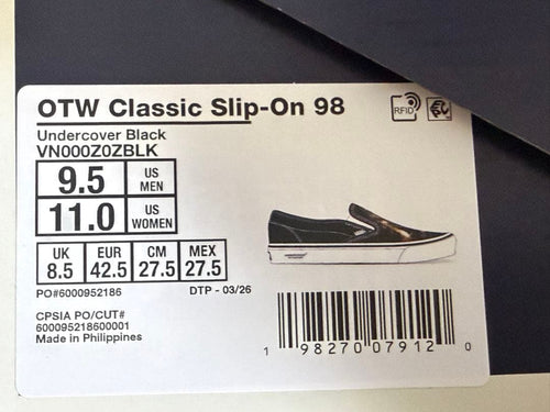 Undercover Sneakers Otw By Vans X 98