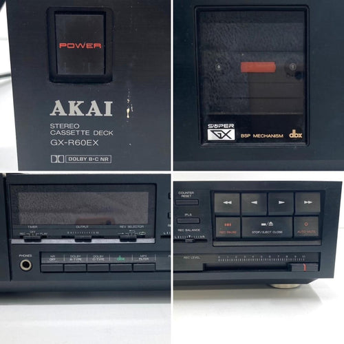 Cd, Md Cassette Decks Akai Gx-R60Ex 1987