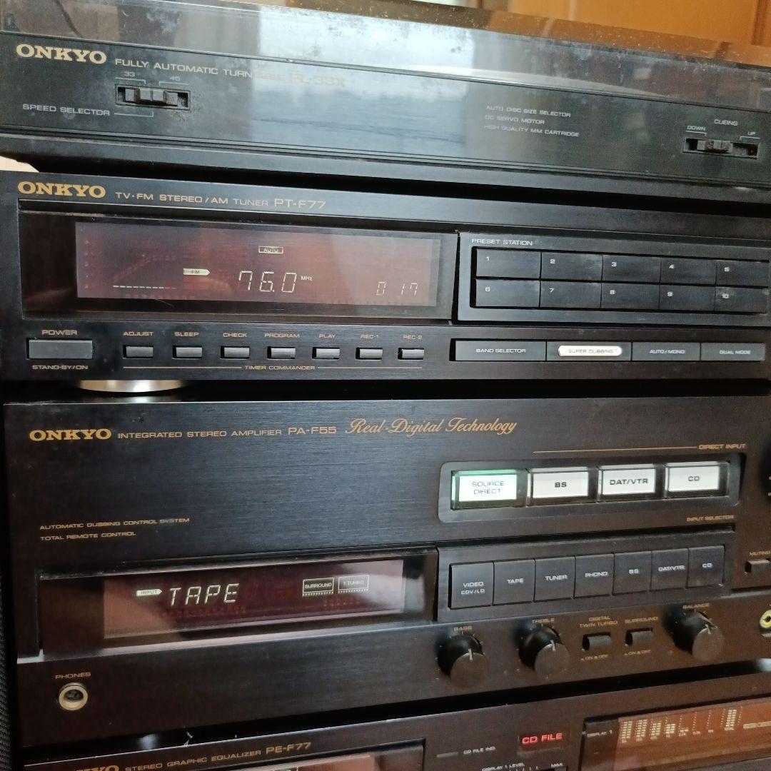 Onkyo Mini Component Systems Pl-33X Pt-F77 Pa-F55