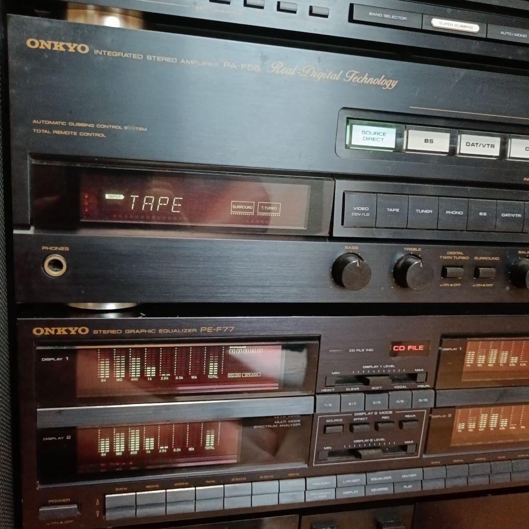 Onkyo Mini Component Systems Pl-33X Pt-F77 Pa-F55