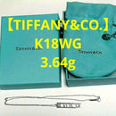 Tiffany Necklaces Co K18Wg 3.64G 750