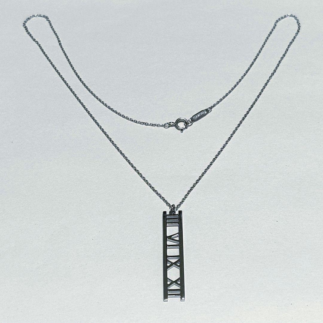 Tiffany Necklaces Co K18Wg 3.64G 750
