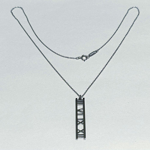 Tiffany Necklaces Co K18Wg 3.64G 750