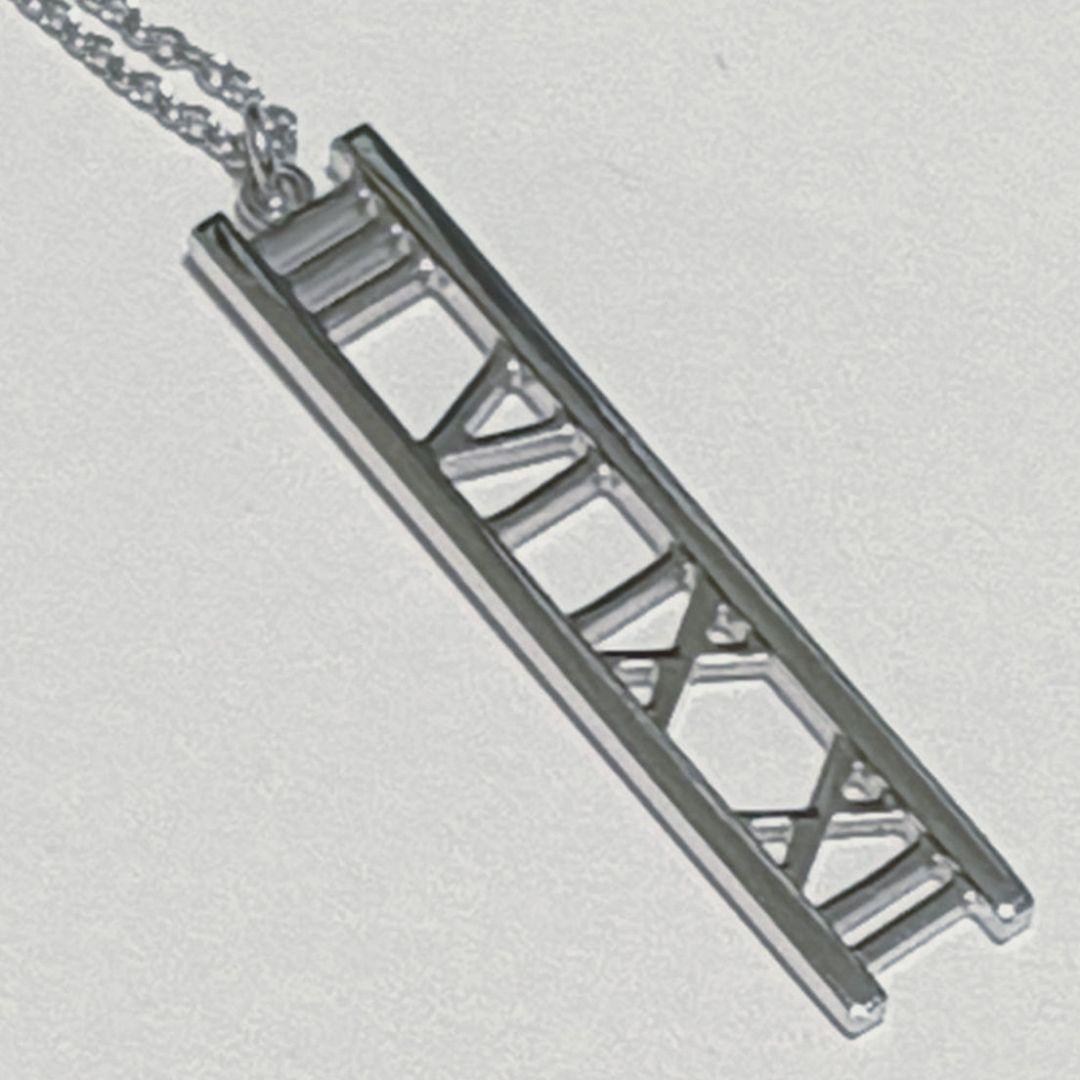 Tiffany Necklaces Co K18Wg 3.64G 750