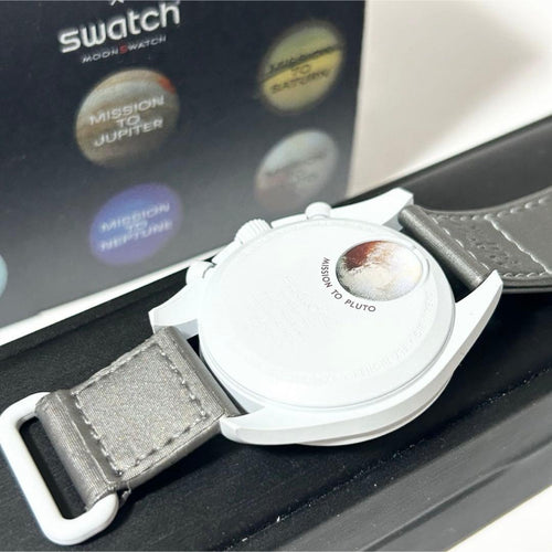 Omega Quartz Watches White, Red