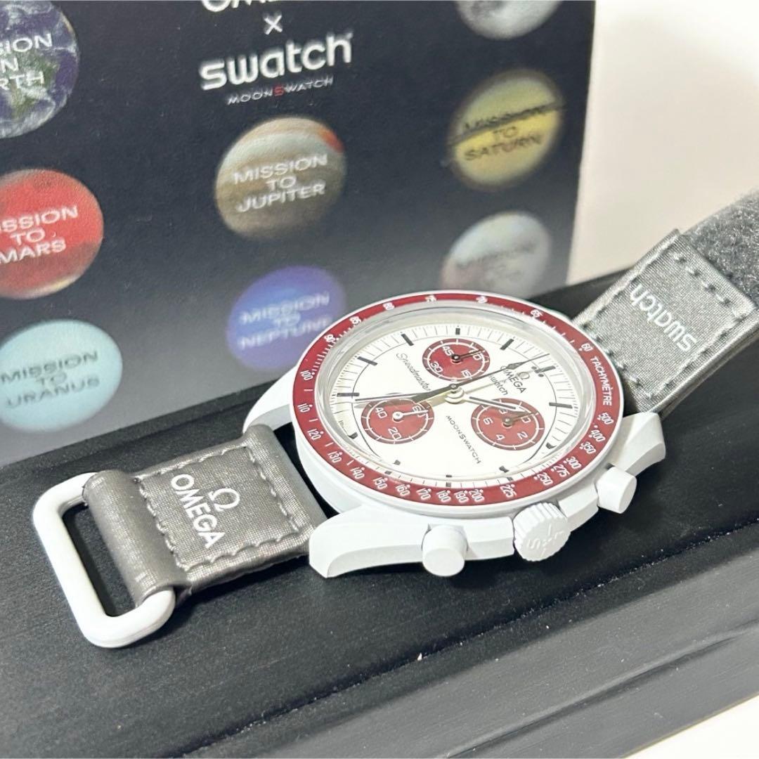 Omega Quartz Watches White, Red