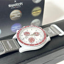 Omega Quartz Watches White, Red