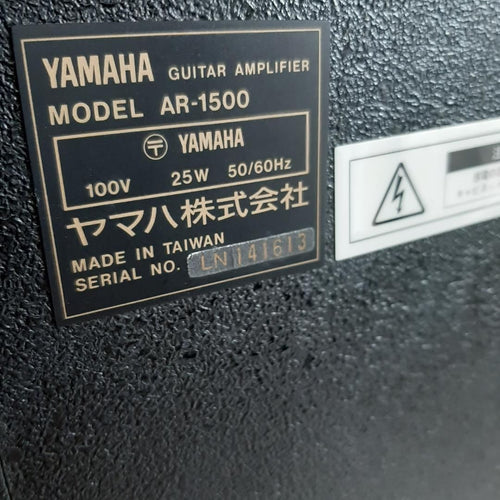 Yamaha Guitar Amplifier Pam01 Ar-1500 Amps