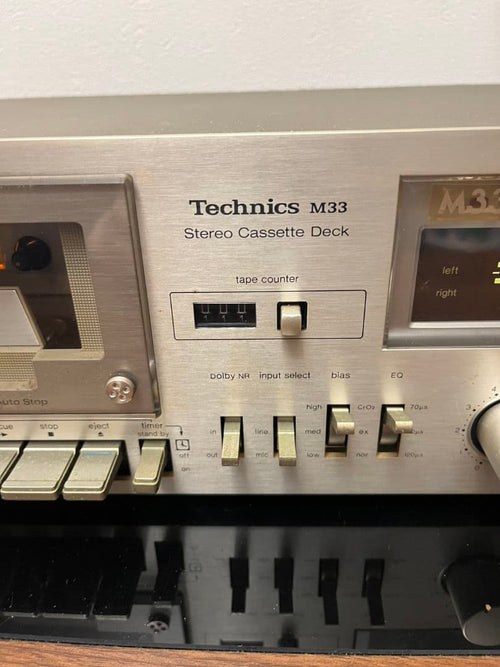 Cd, Md Cassette Decks Technics Rs-M33
