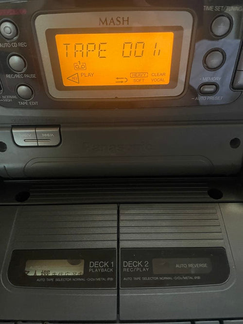 Panasonic Cd, Md Cassette Decks Rx-Dt07