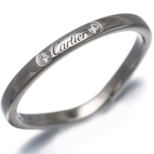 Cartier Ring 3P 54 Pt950 #193387