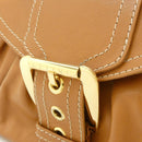 Celine Shoulder Bag Brown( Gold(