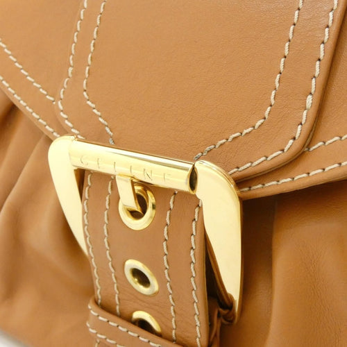 Celine Shoulder Bag Brown( Gold(
