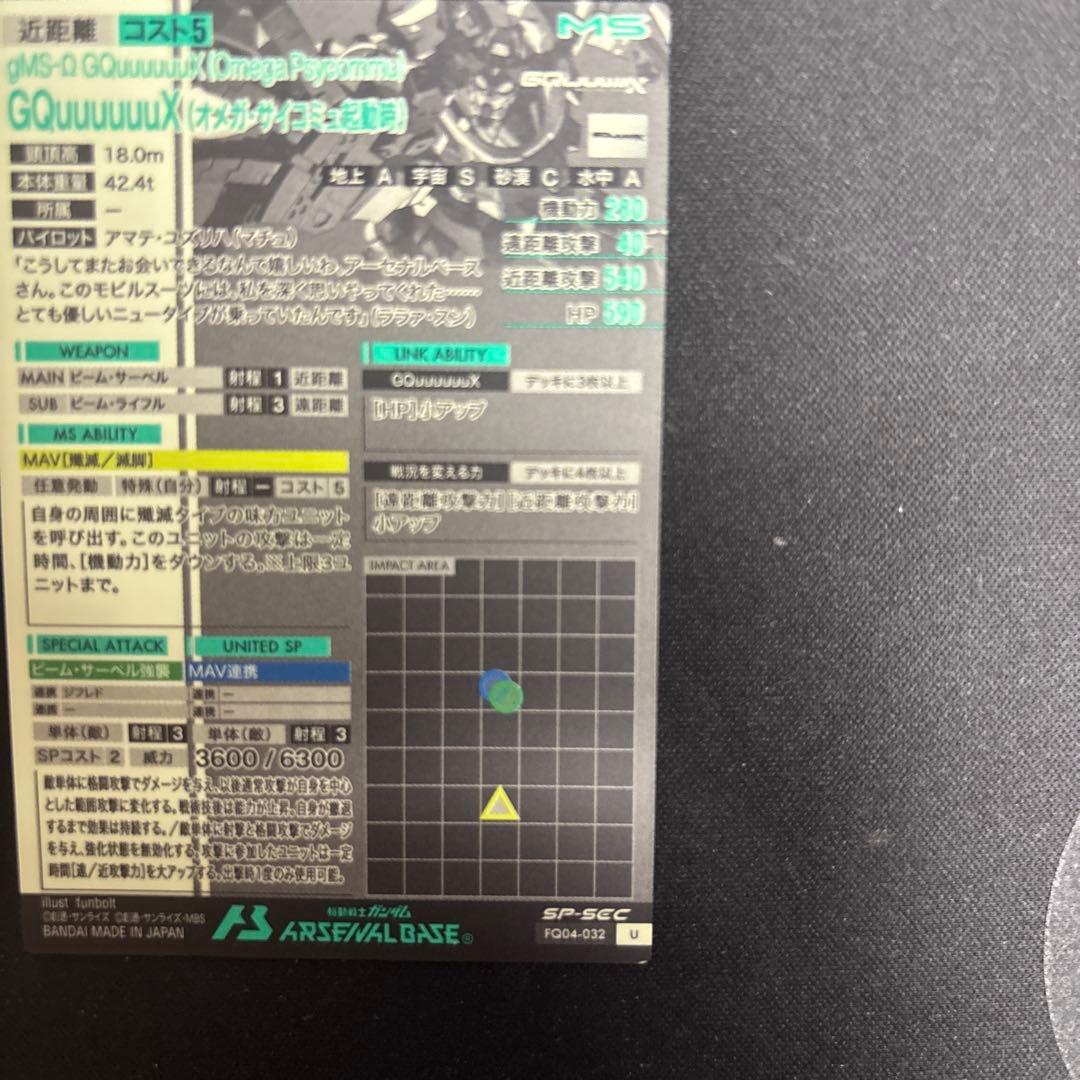 Mobile Suit Gundam Arsenal Base Gquuuuuux( U Sp-Sec