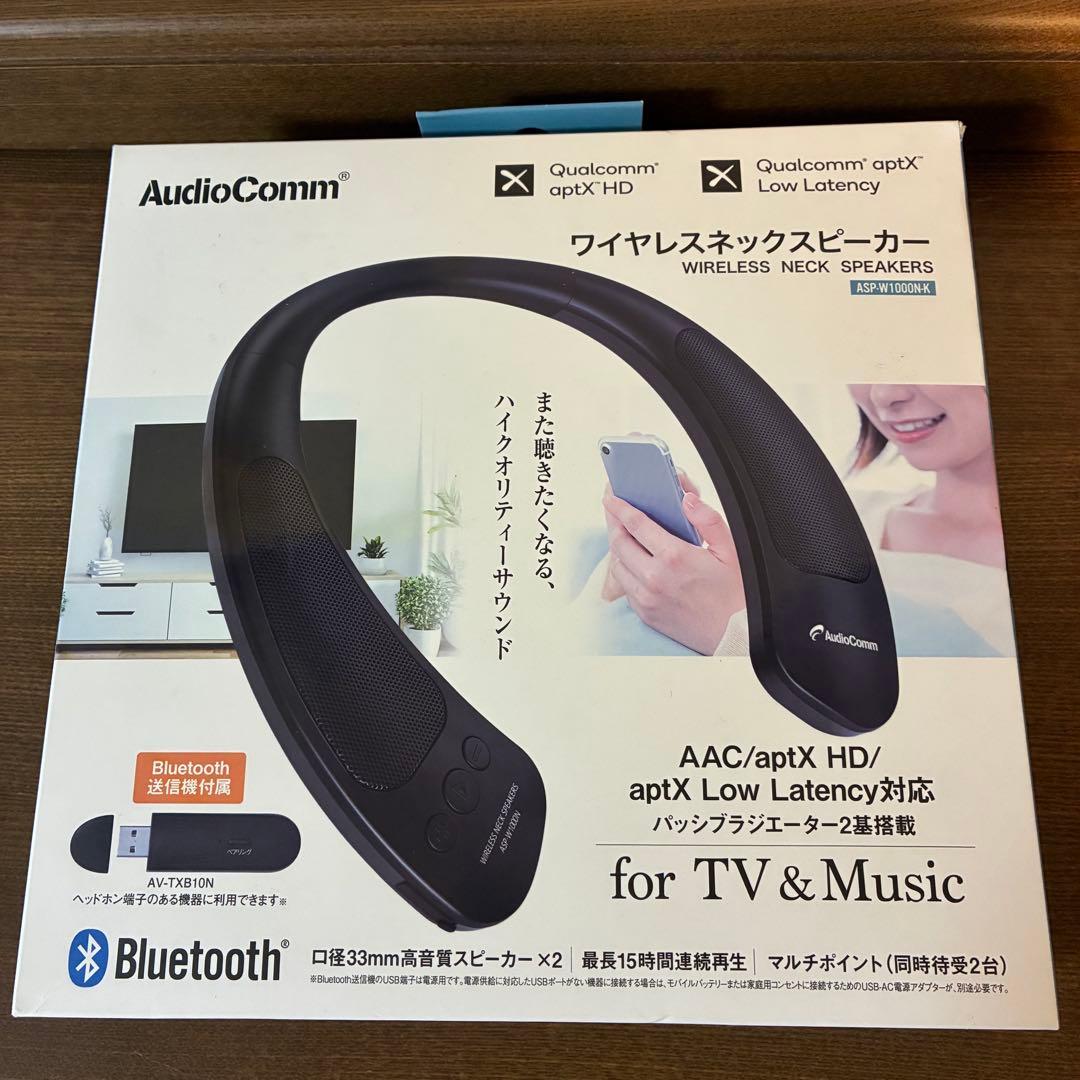 Neck Speakers Audiocomm Asp-W1000N-K