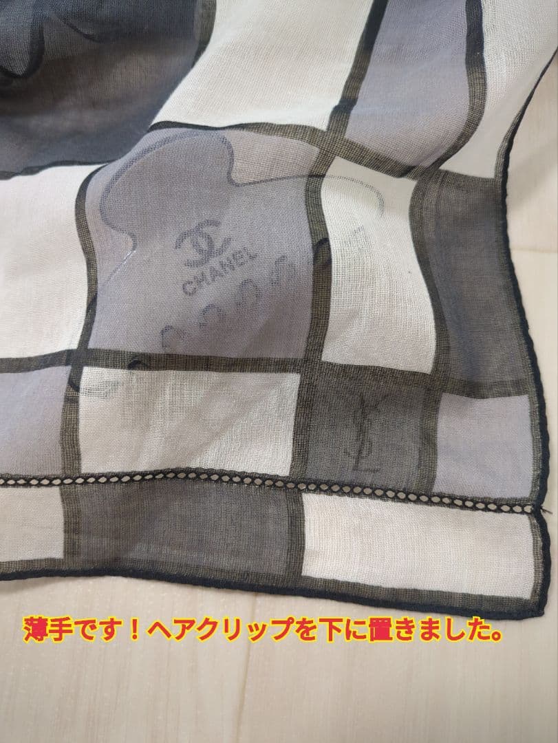 Yves Saint Laurent Bandanas Thin Scarves Ysl