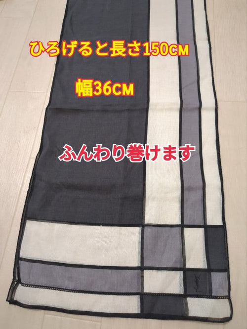 Yves Saint Laurent Bandanas Thin Scarves Ysl