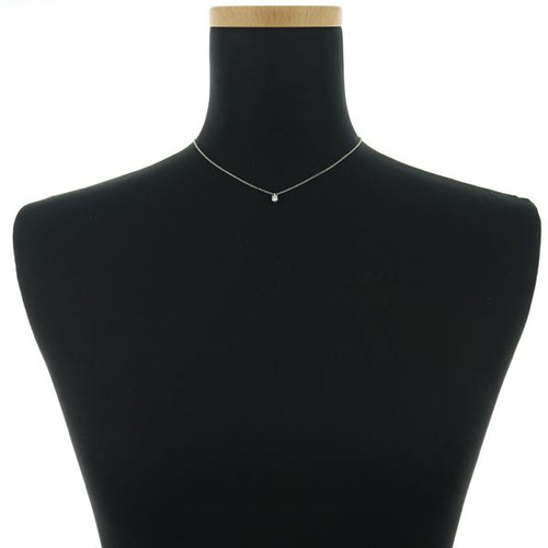 Tiffany Necklace 0.17Ct Pt950 #193100