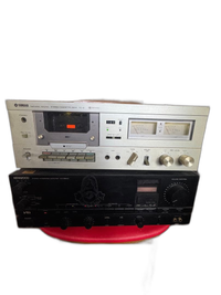 Yamaha Cd, Md Cassette Decks Yamahakx-393 &Kenwoodkac-8104