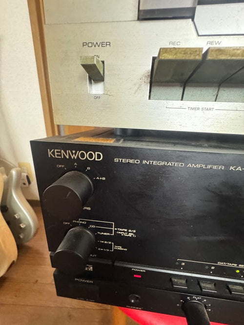 Yamaha Cd, Md Cassette Decks Yamahakx-393 &Kenwoodkac-8104