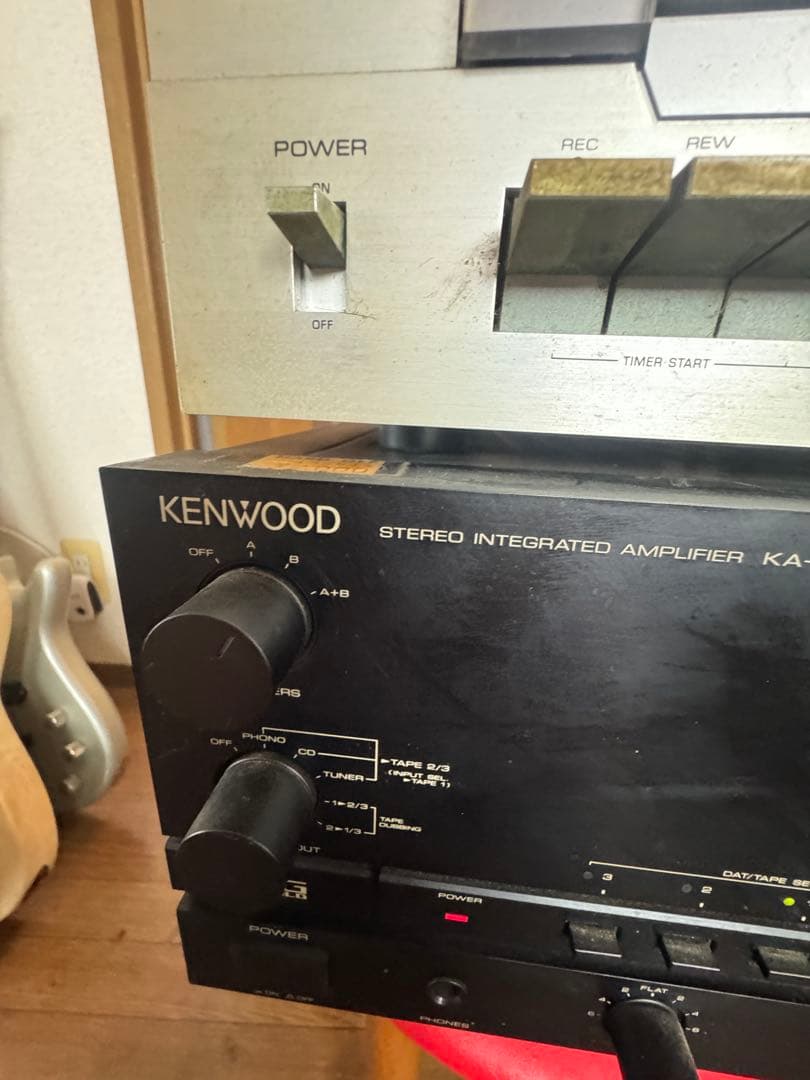 Yamaha Cd, Md Cassette Decks Yamahakx-393 &Kenwoodkac-8104