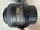 Nikon Prime Lenses Aps-C Af-S Dx F/1.8