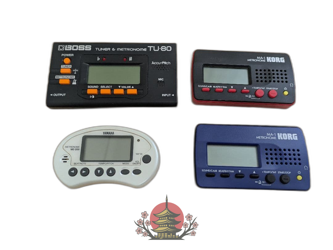 Metronome Boss Tu-80 Korg Ma-1 Yamaha Me-200