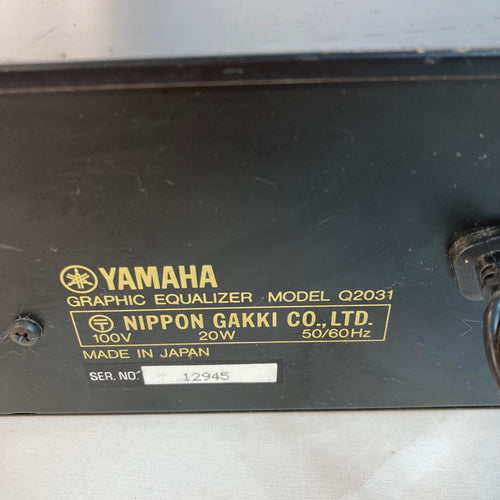 Equalizer Yamaha Graphic Model Q2031