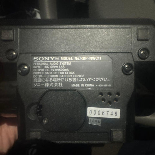 Sony Digital Audio Players Walkman Nw-F806 Rdp-Nwc11