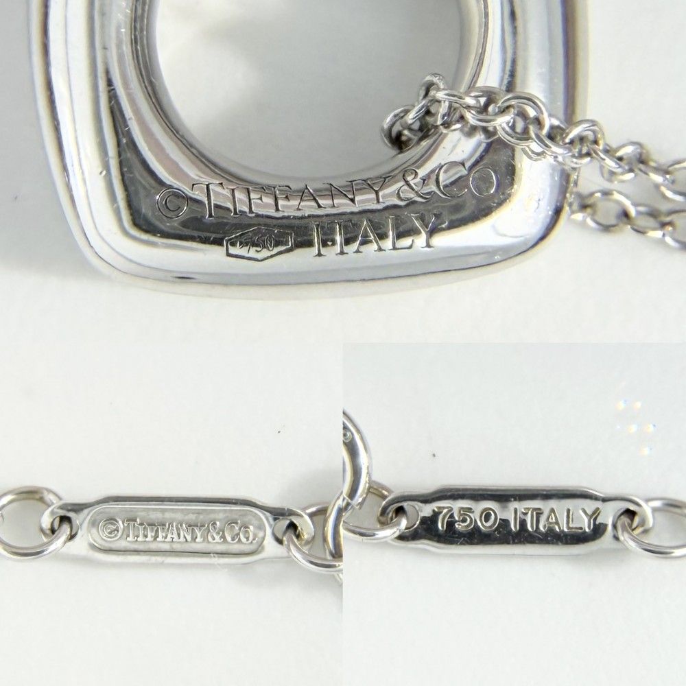 Tiffany Necklace 18 Wg Au750 Tiffany&Co. K18 3.3G