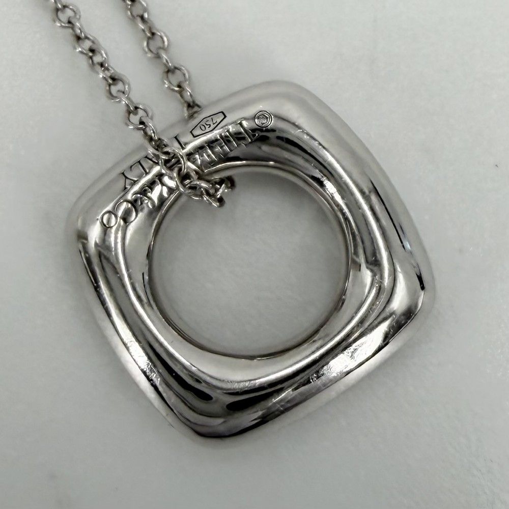 Tiffany Necklace 18 Wg Au750 Tiffany&Co. K18 3.3G