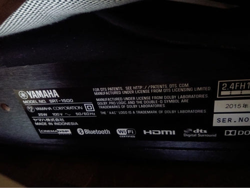 Yamaha Speakers Srt-1500 Tv
